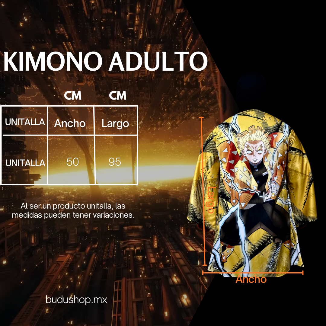 Drop-03 Kimono Zenitsu - Kimetsu No Yaiba