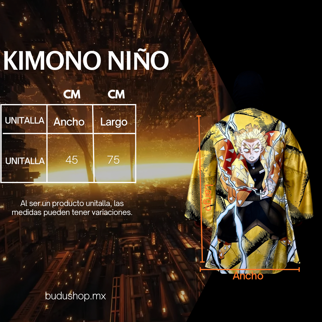 Drop-03 Kimono Zenitsu - Kimetsu No Yaiba