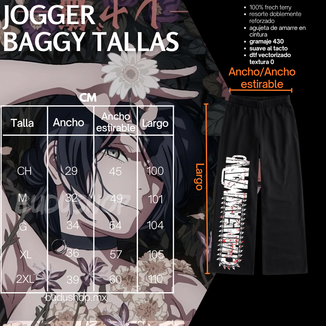 Drop-04 Jogger baggy •Chainsaw Man•