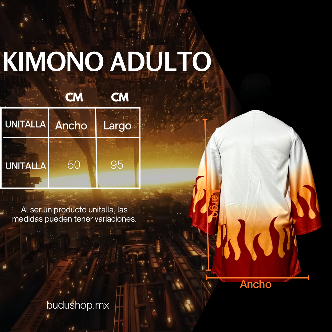 Drop-03 Kimono Rengoku - Kimetsu No Yaiba