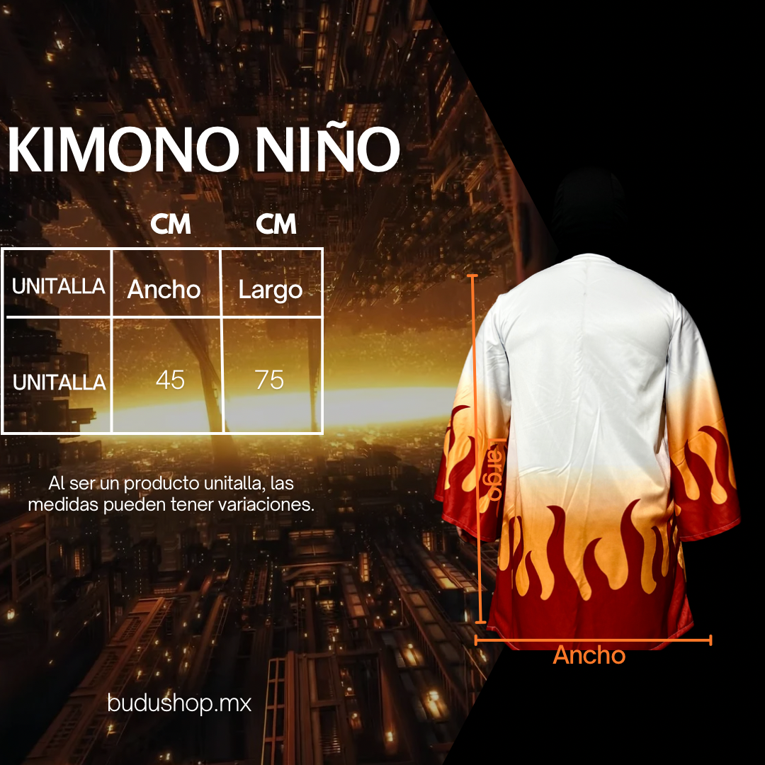 Drop-03 Kimono Rengoku - Kimetsu No Yaiba