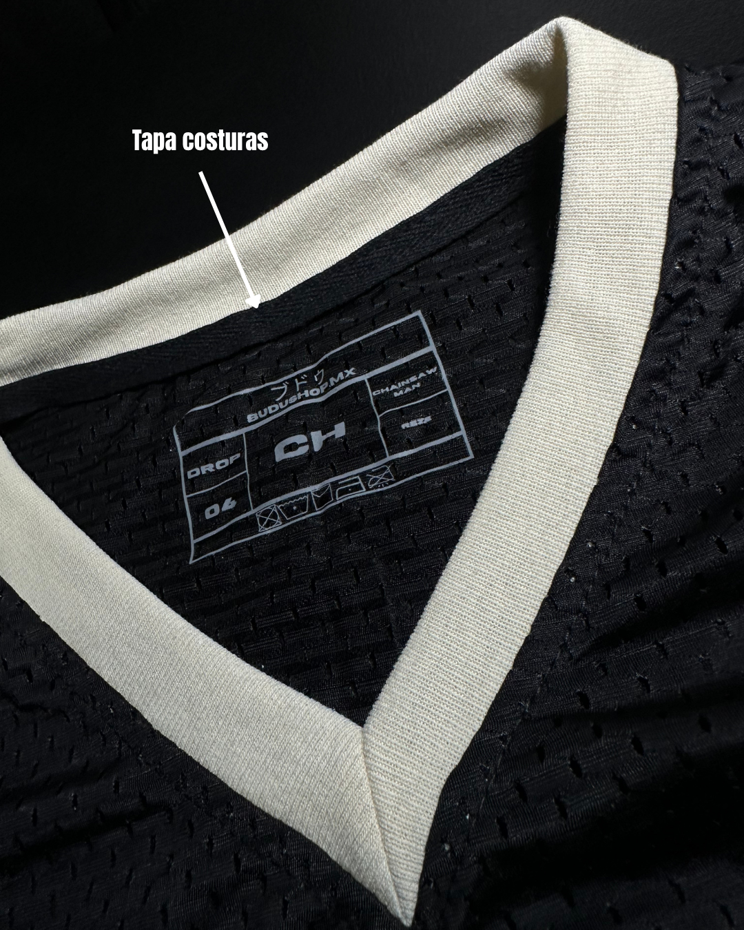 Drop-04 Playera Jersey Oversize •Chainsaw Man Reze•