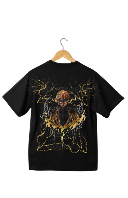 Drop-03 Playera oversize - Kimetsu No Yaiba •Zenitsu•