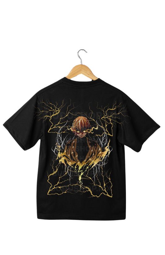 Drop-03 Playera oversize - Kimetsu No Yaiba •Zenitsu•