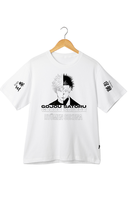 Playera Edicion Especial Gojo Satoru y Sukuna Jujutsu kaisen