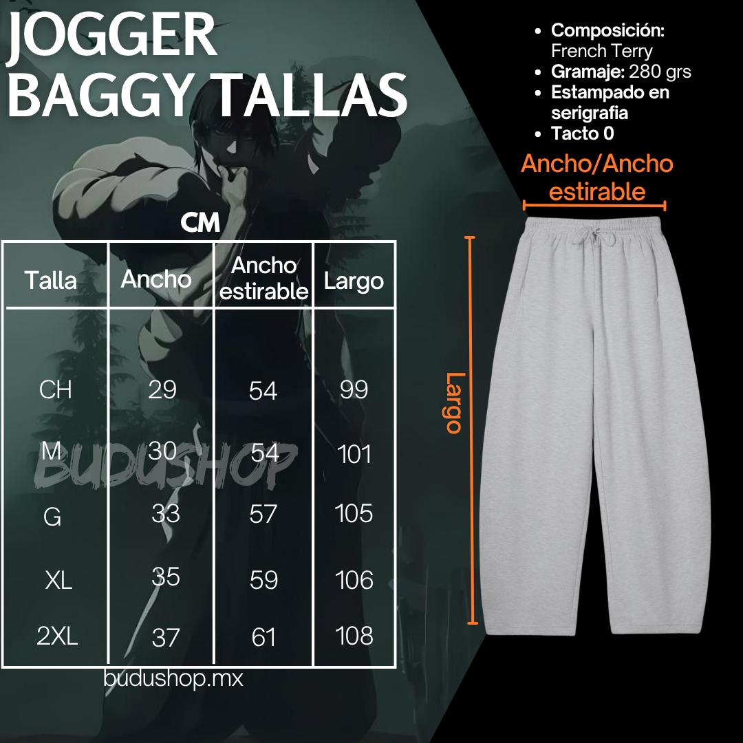 Drop-02 Jogger baggy  Toji Fushiguro •REDEMPTION•