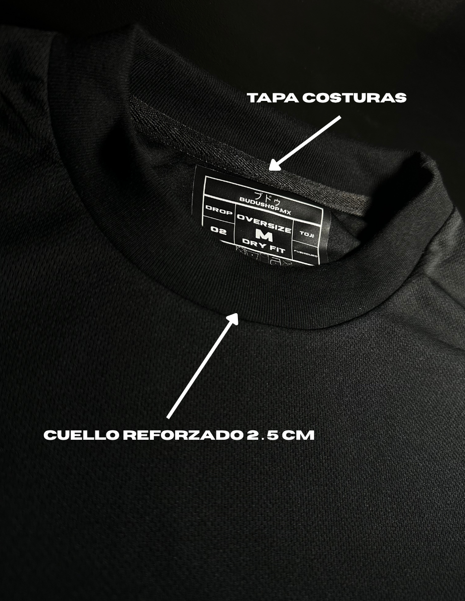 Drop-02  Playera oversize dry fit - Toji Fushiguro •REDEMPTION•